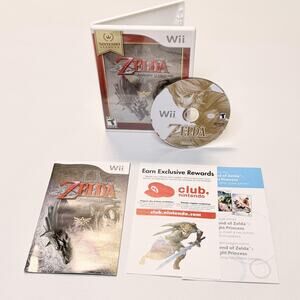 Legend Of Zelda Twilight Princess Nintendo Wii Game Manual T NTSC-U/C Selects